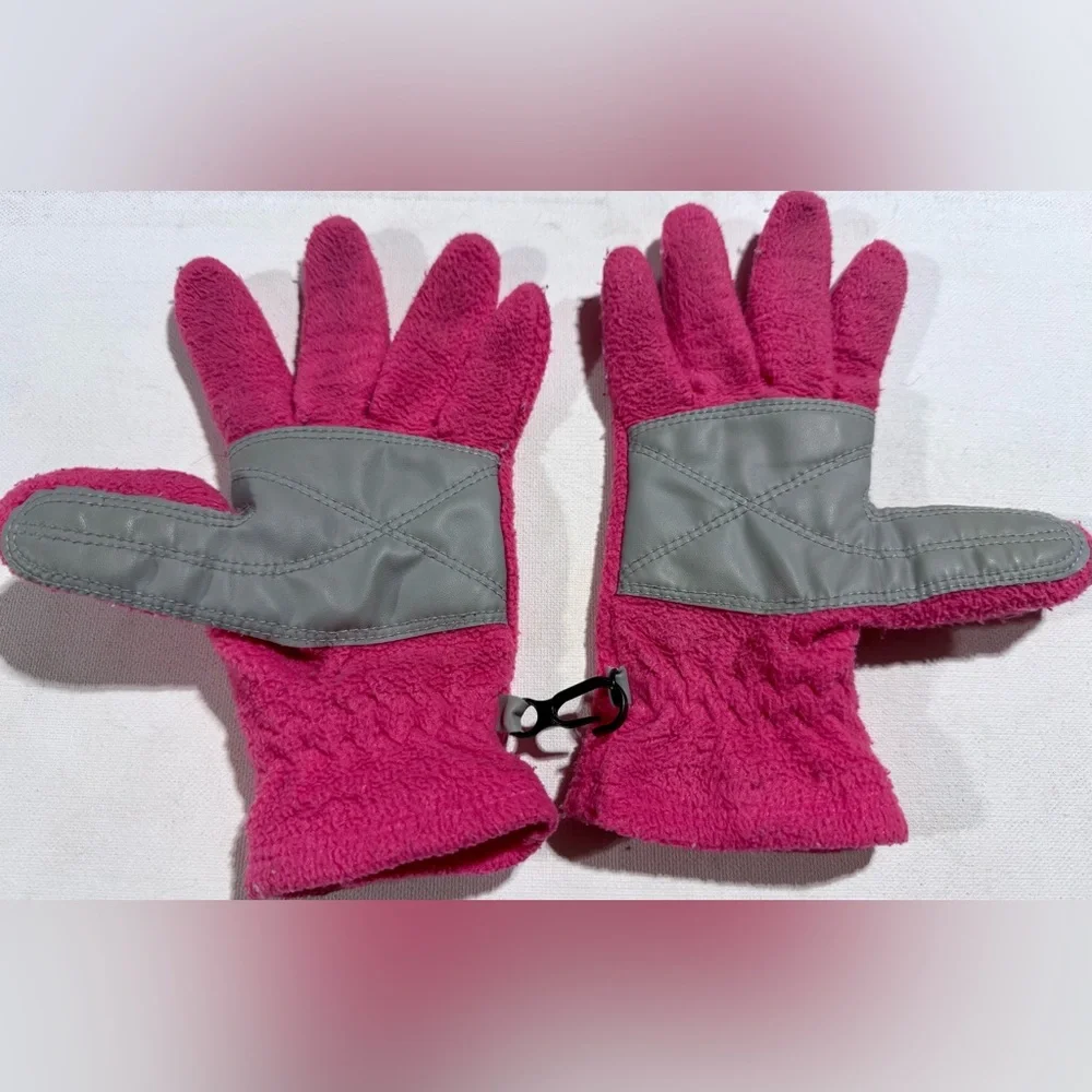 Columbia Youth Gloves In Pink Ice